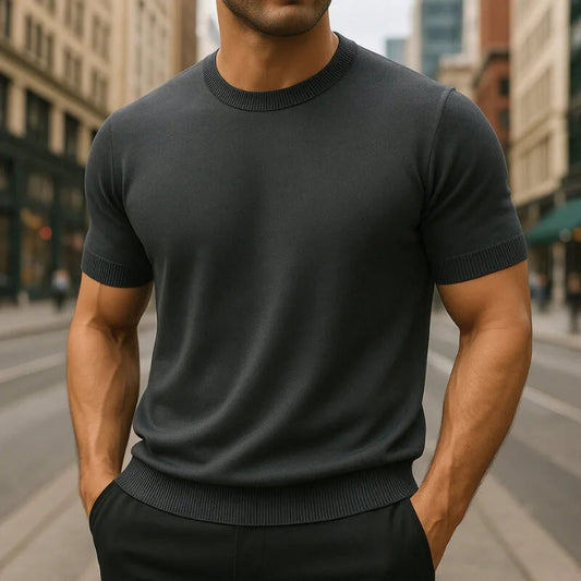 Auro – Men's Cashmere-Style T-Shirt
