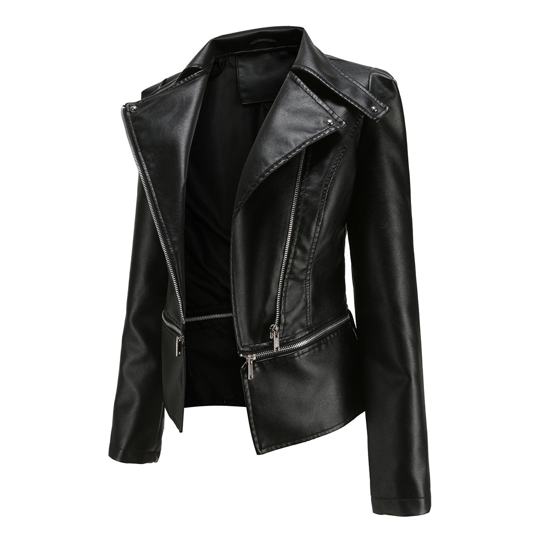 Bruna™ - Elegant Leather Jacket