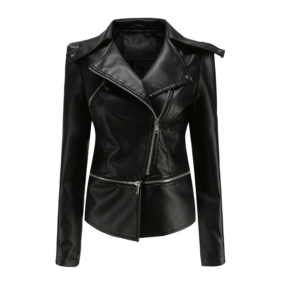 Bruna™ - Elegant Leather Jacket