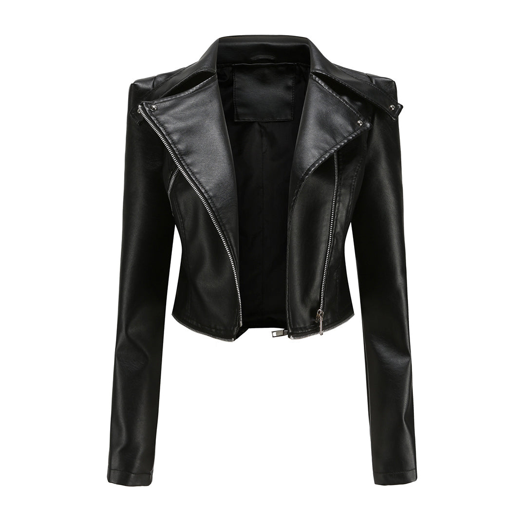 Bruna™ - Elegant Leather Jacket
