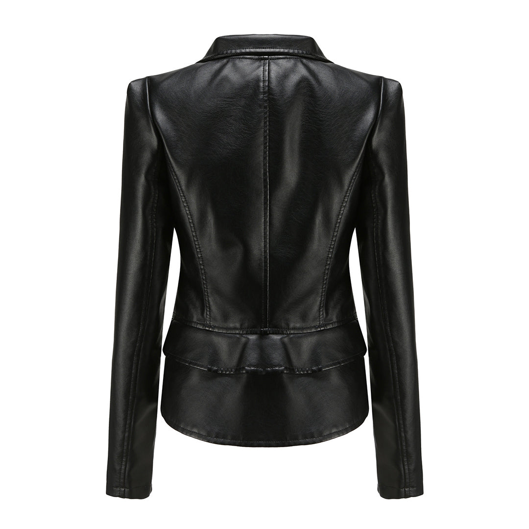 Bruna™ - Elegant Leather Jacket