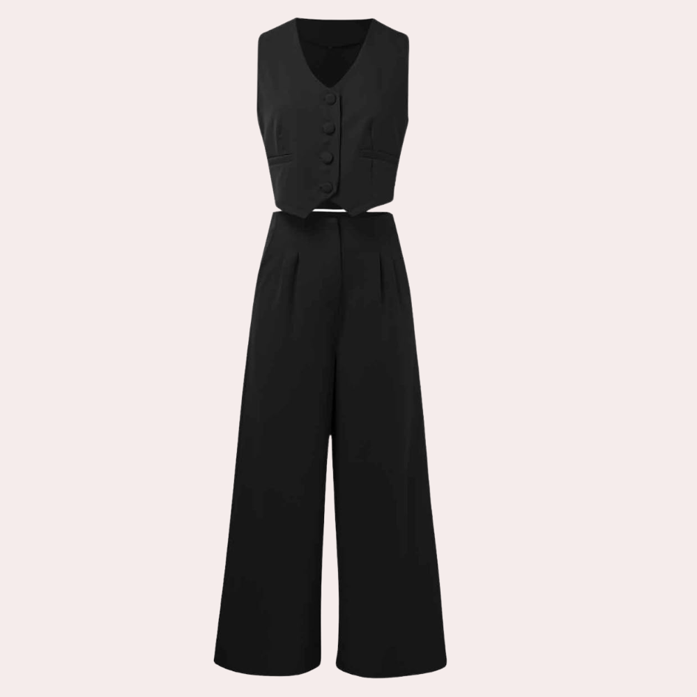 Eliza™ - Casual Vest and Trouser Set