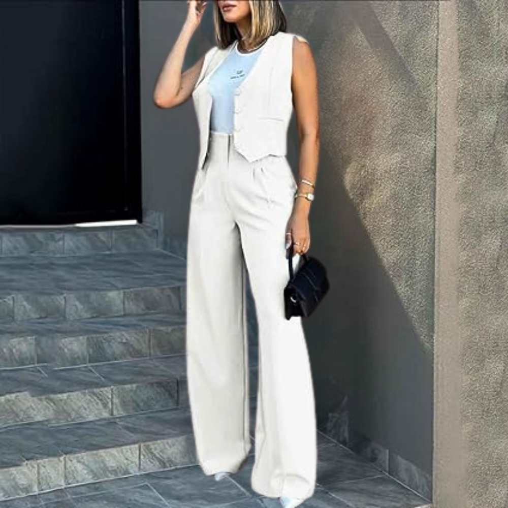 Eliza™ - Casual Vest and Trouser Set