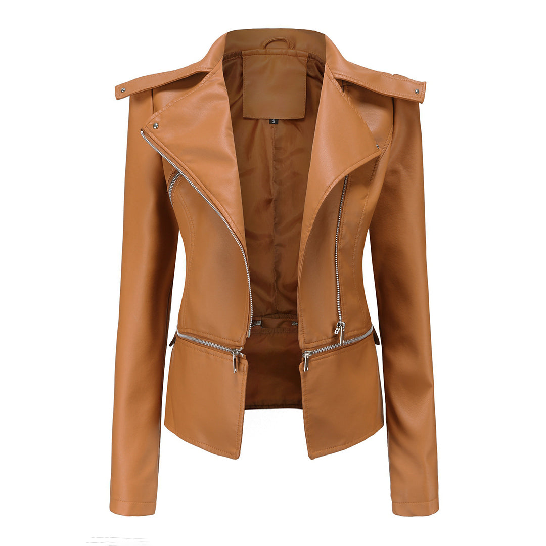 Bruna™ - Elegant Leather Jacket