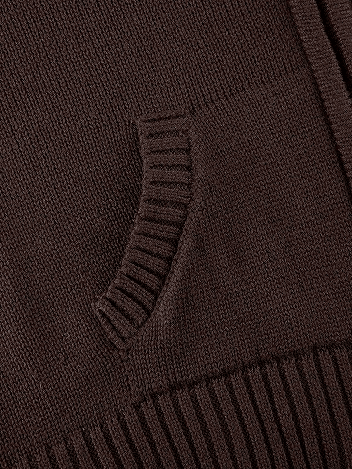 Luna | Knitted Cardigan with Zip and Hood