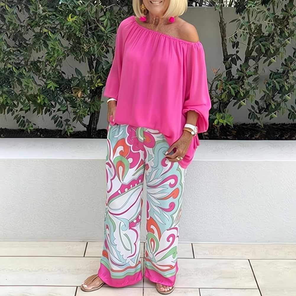 Kylie™ - Loose Fit Blouse and Trousers Set