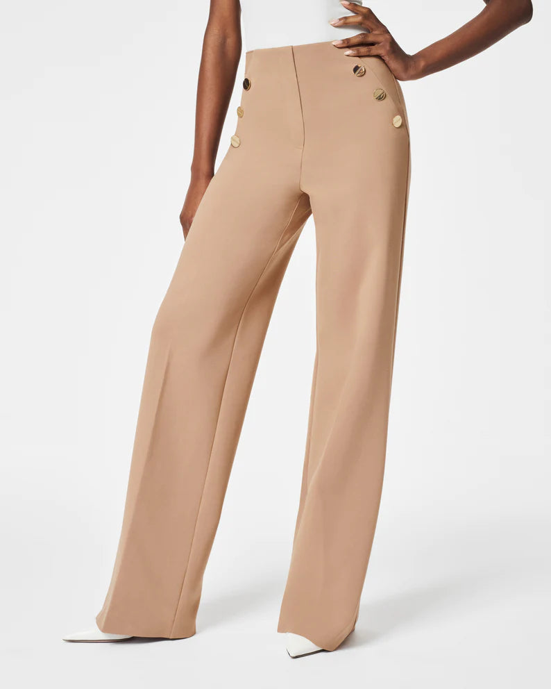 Jana - Elegant Wide Leg Trousers