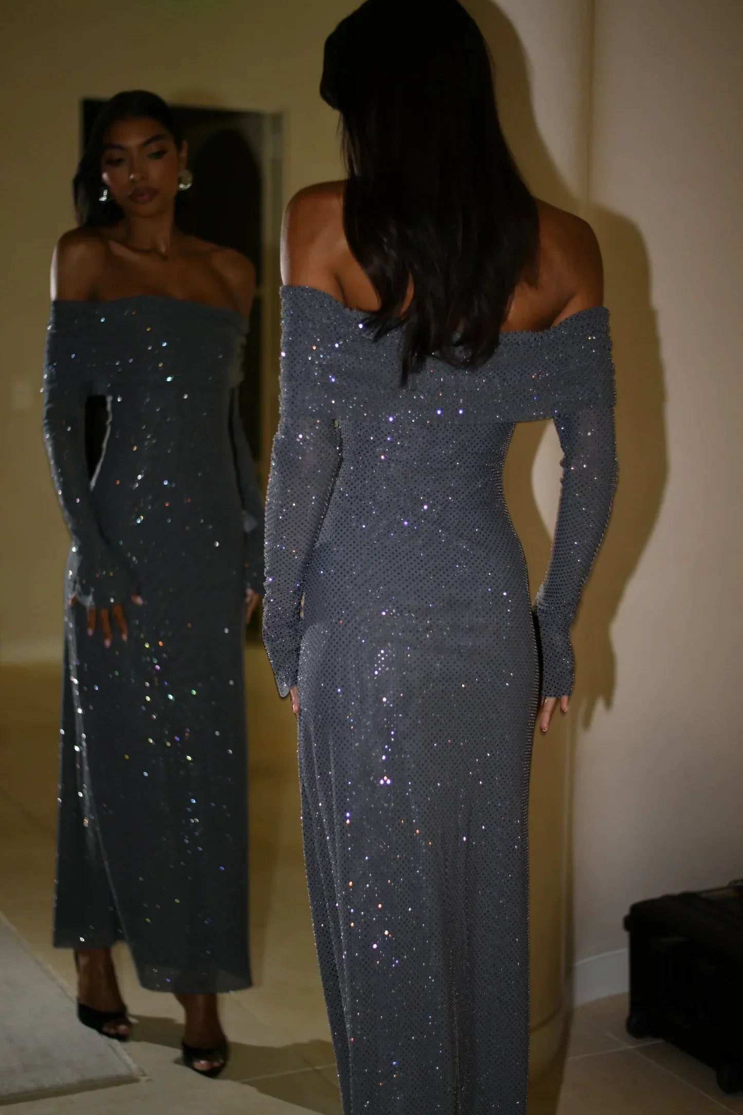 Bernadette™ - Luxurious Shiny Long Dress