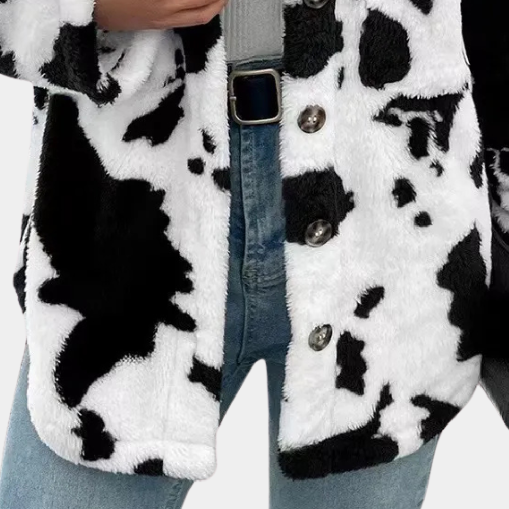 Kaylee™ - Cow Print Sweater