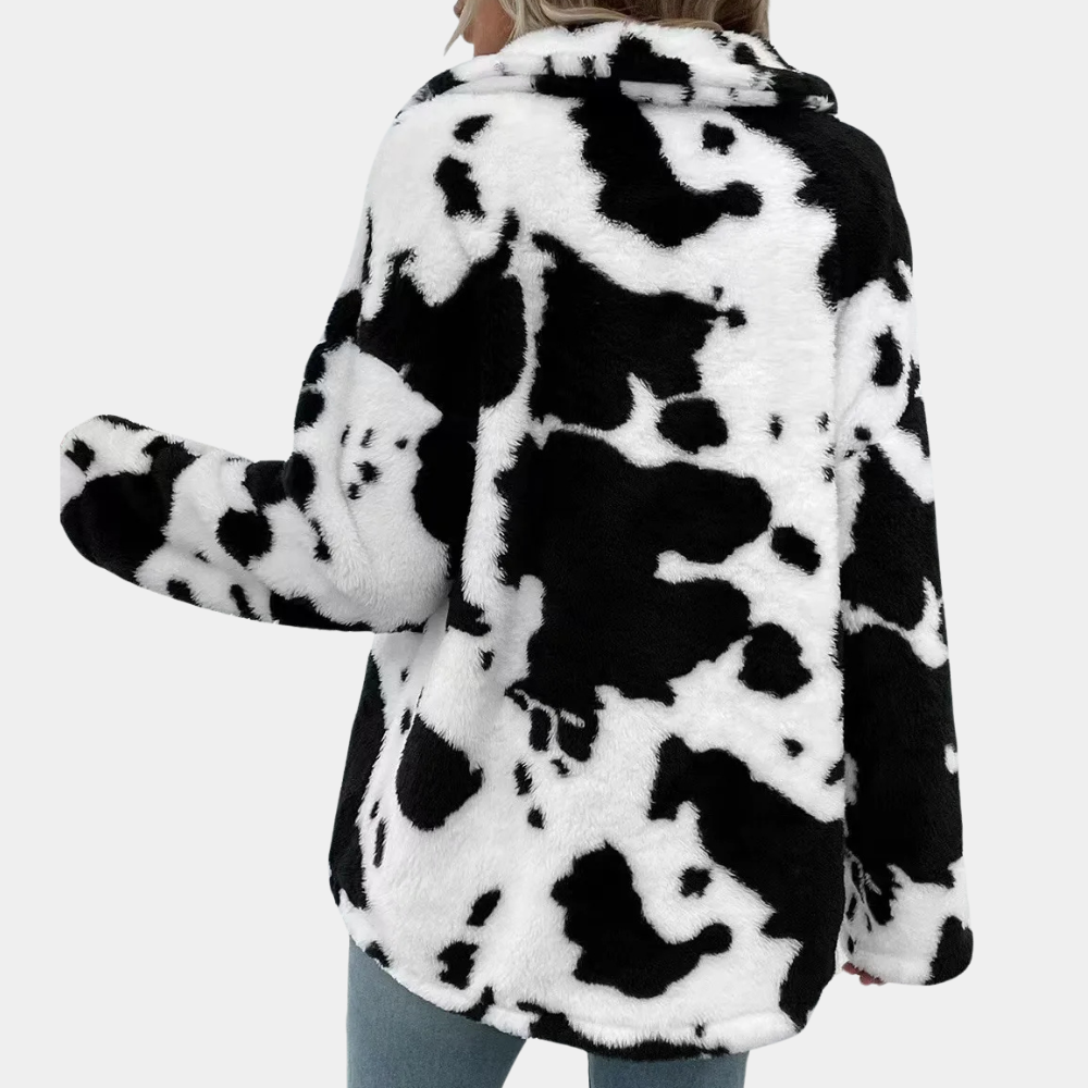 Kaylee™ - Cow Print Sweater