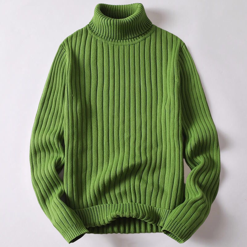 Juan - Men's Ribbed Turtleneck Jumper