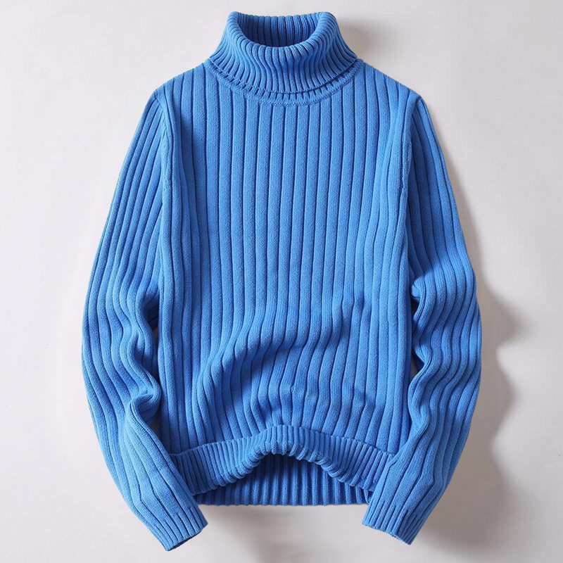 Juan - Men's Ribbed Turtleneck Jumper