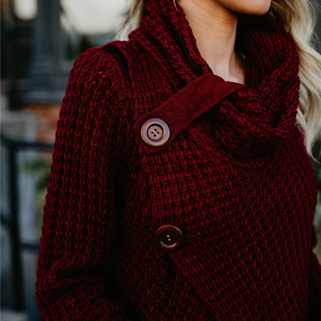 Laurene™ - Knitted Jumper with Elegant Seams