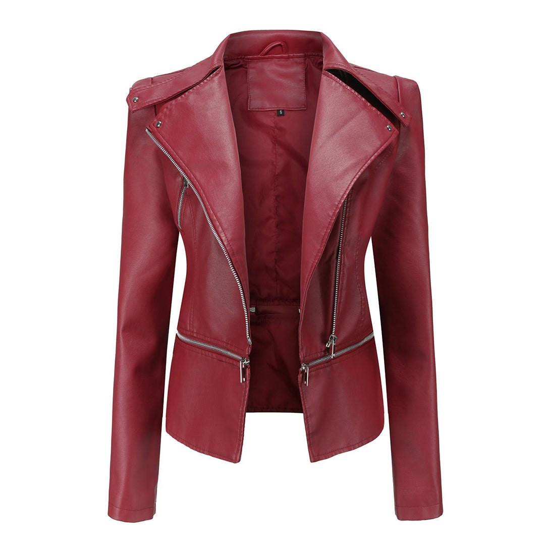 Bruna™ - Elegant Leather Jacket