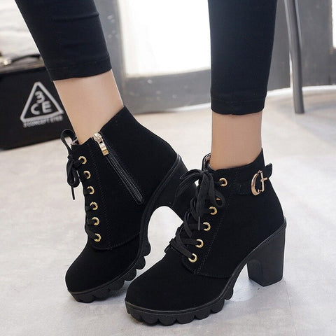 Jackie™ - High-Heeled Ankle Boots