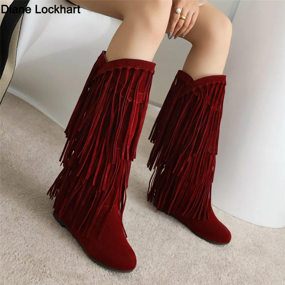 Andrey™ - Boho Boots Fringe