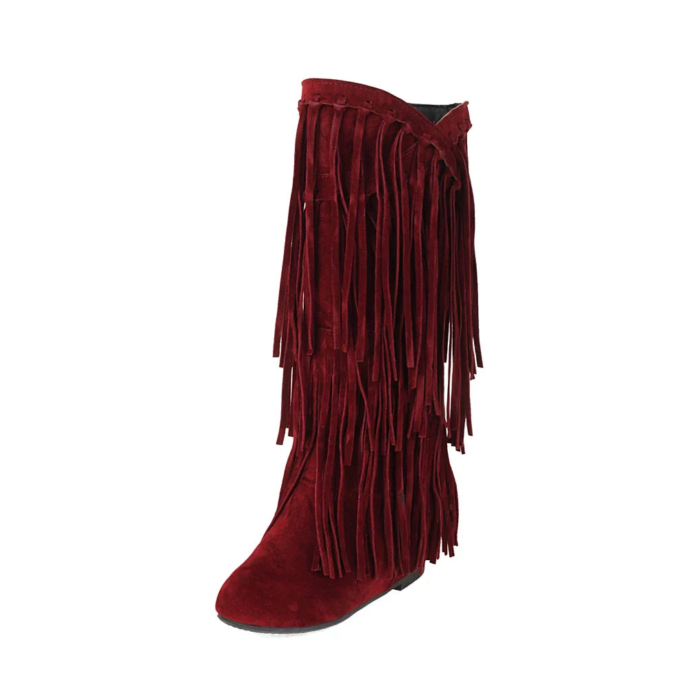 Andrey™ - Boho Boots Fringe