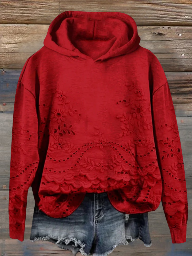 Aria - Sweatshirt with Delicate Flowers