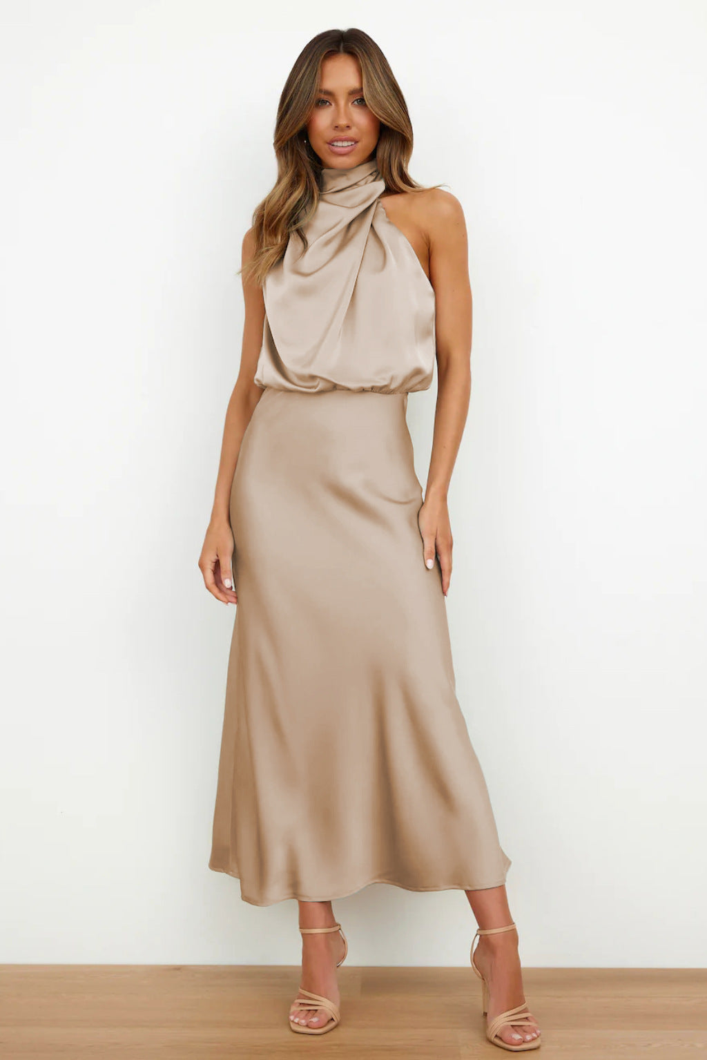 Liv - Long Satin Dress