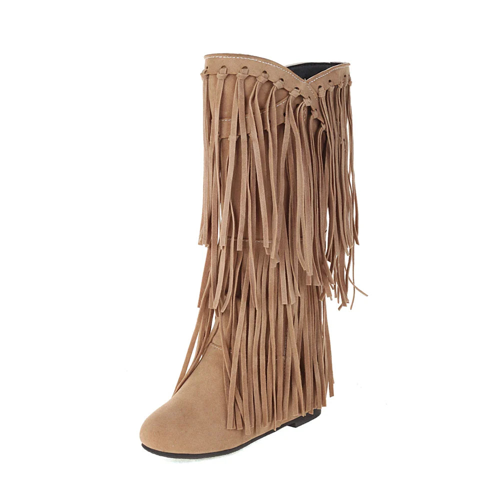 Andrey™ - Boho Boots Fringe