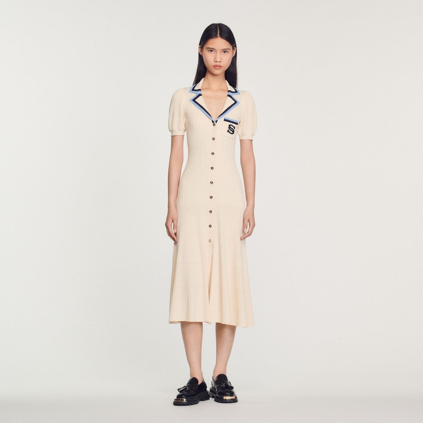 Nora - Long knitted dress