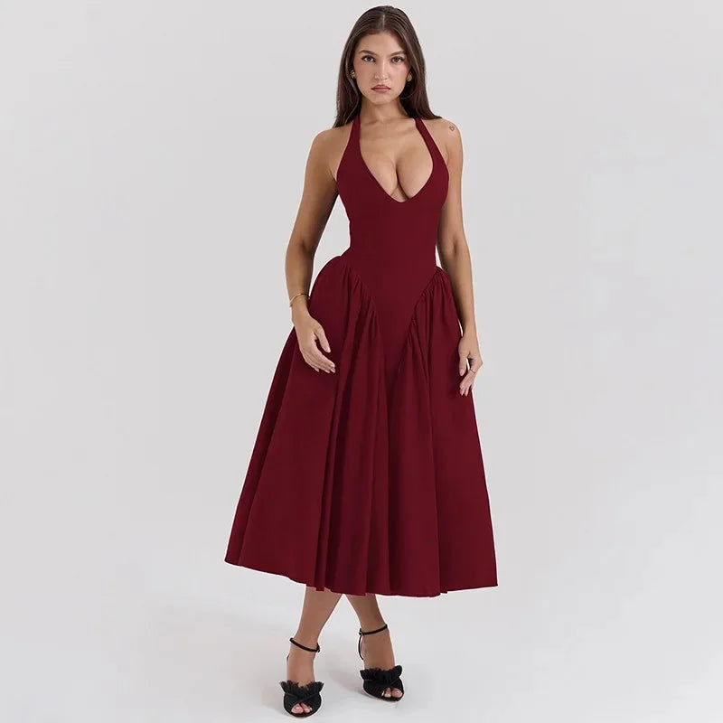 Marillyn - Elegant Midi Dress