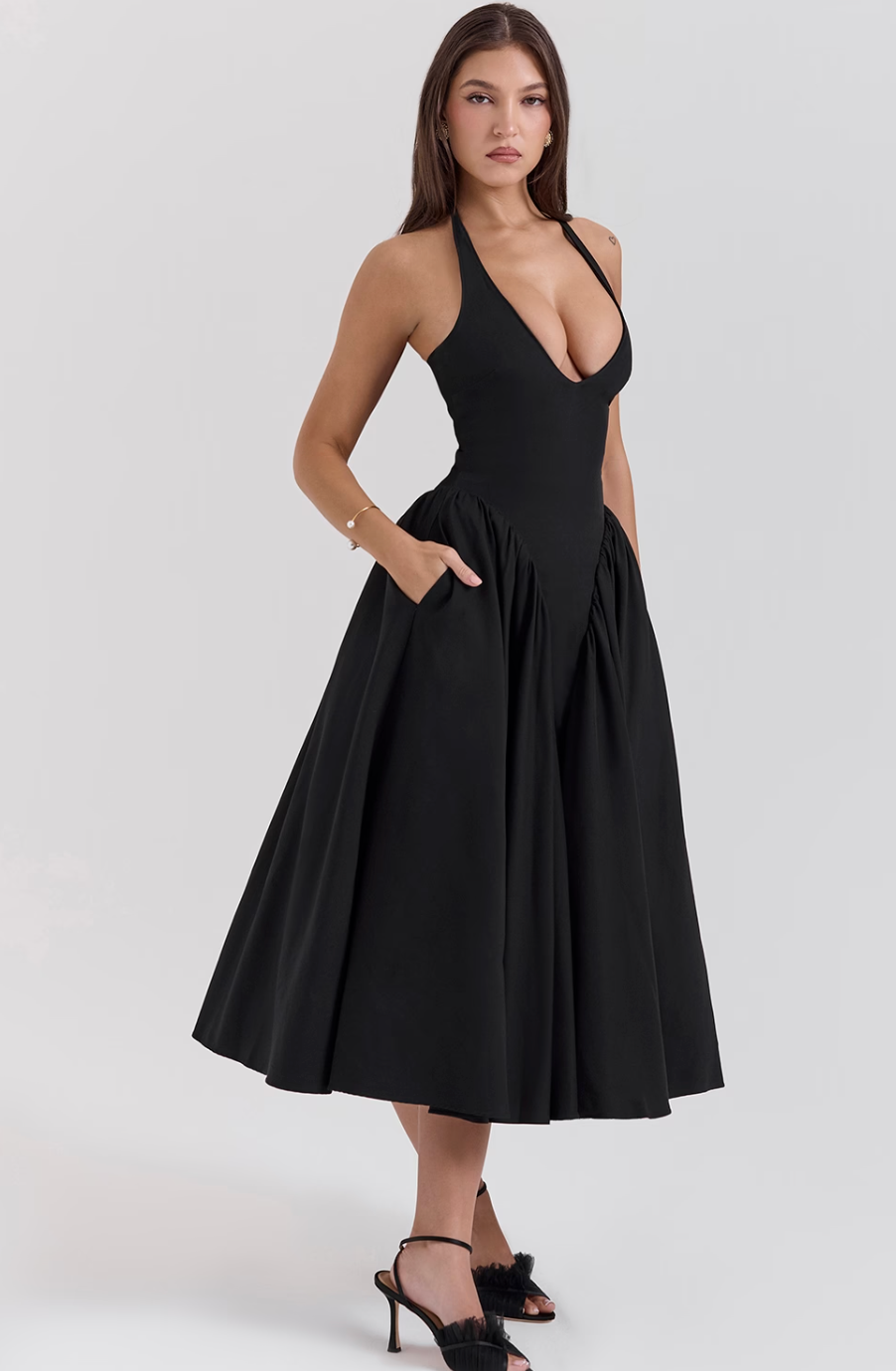 Marillyn - Elegant Midi Dress
