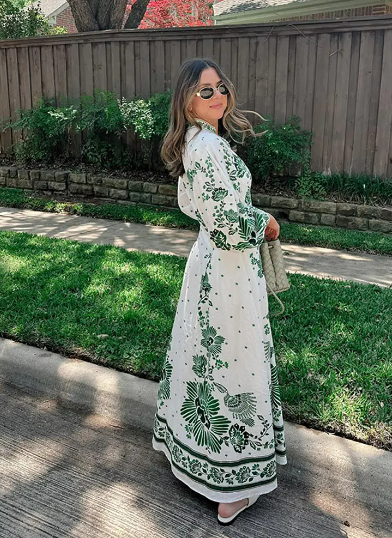 Aniyah - Botanical Elegance Maxi Dress