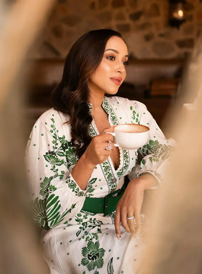 Aniyah - Botanical Elegance Maxi Dress