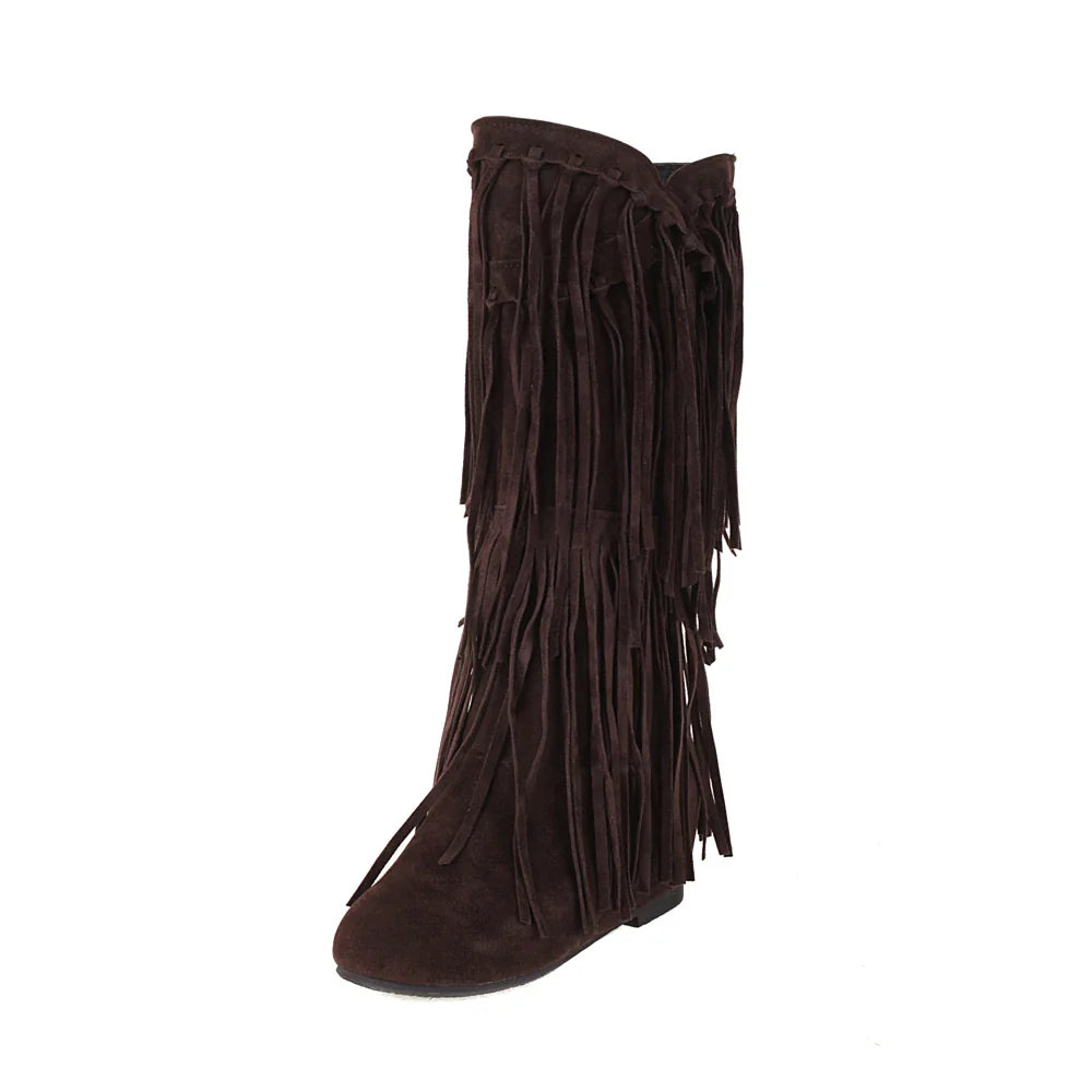 Andrey™ - Boho Boots Fringe