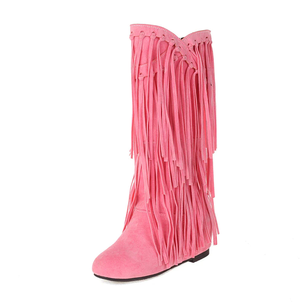Andrey™ - Boho Boots Fringe
