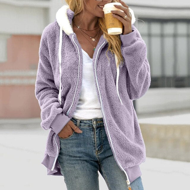 Indira™ - Casual Oversized Fleece Sweater