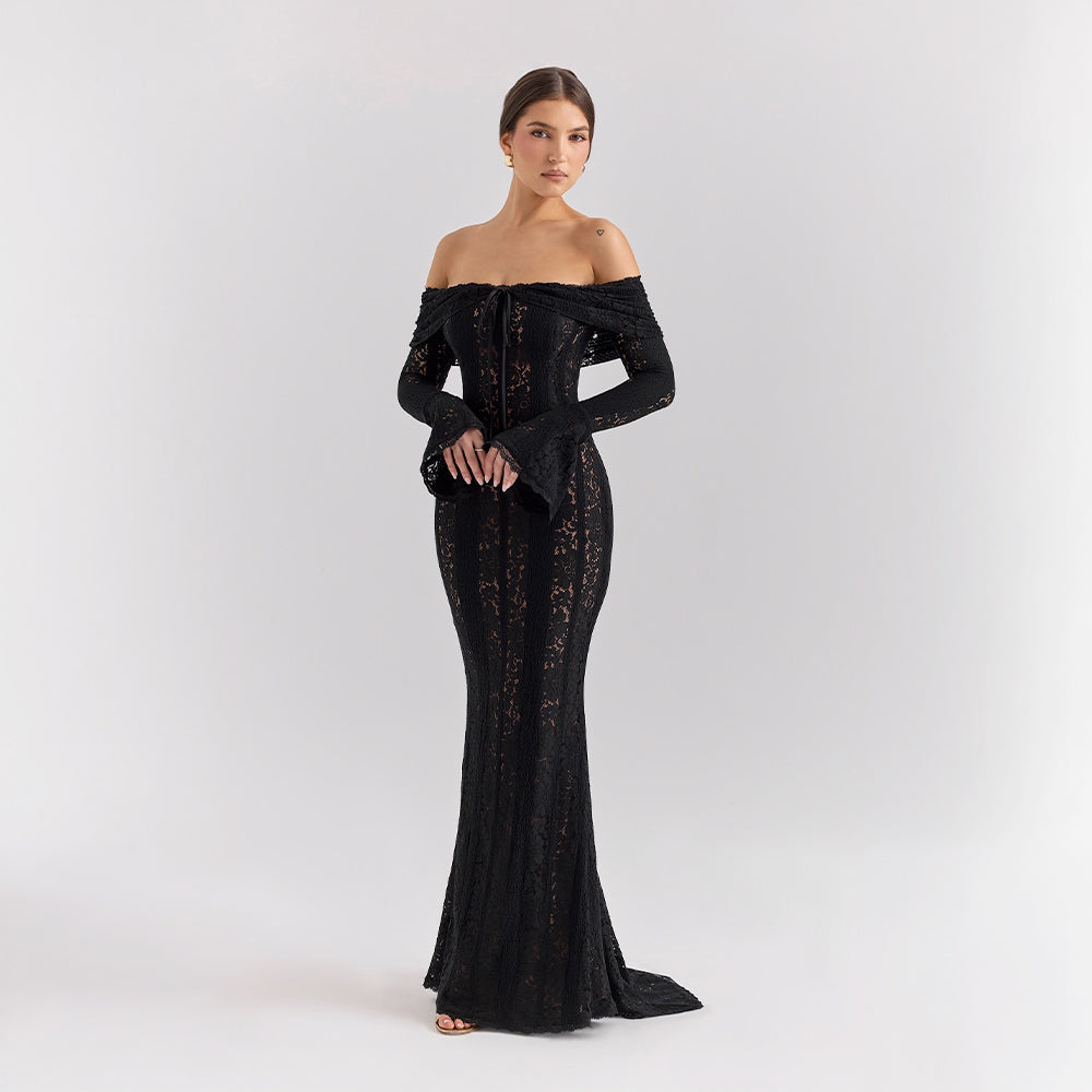 Rima - Long Fitted Dress