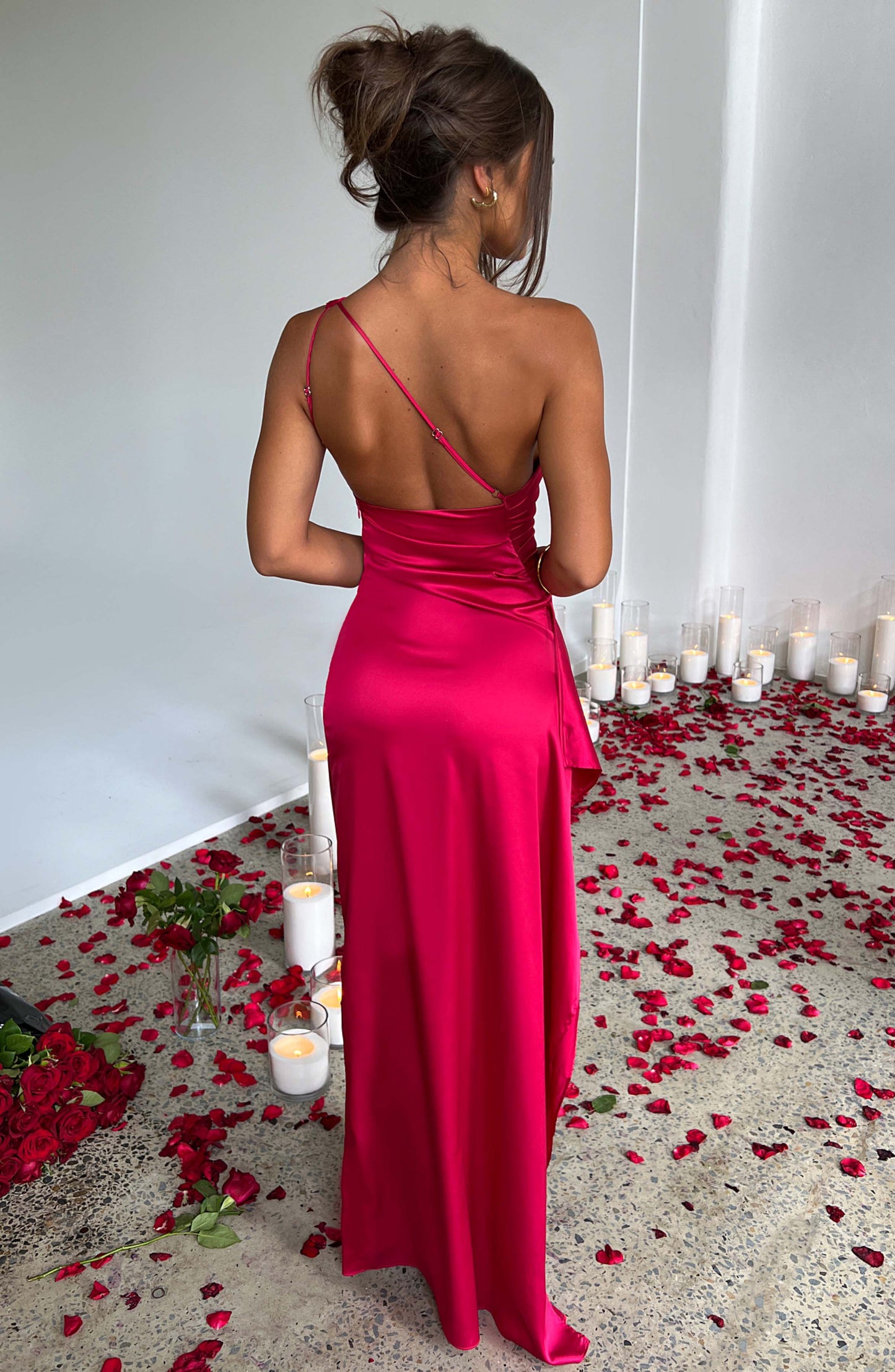 Ariela™ - Elegant Long Dress with One Shoulder