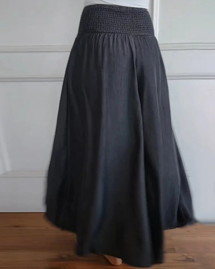 Faina™ - Long Skirt with Elastic Waistband