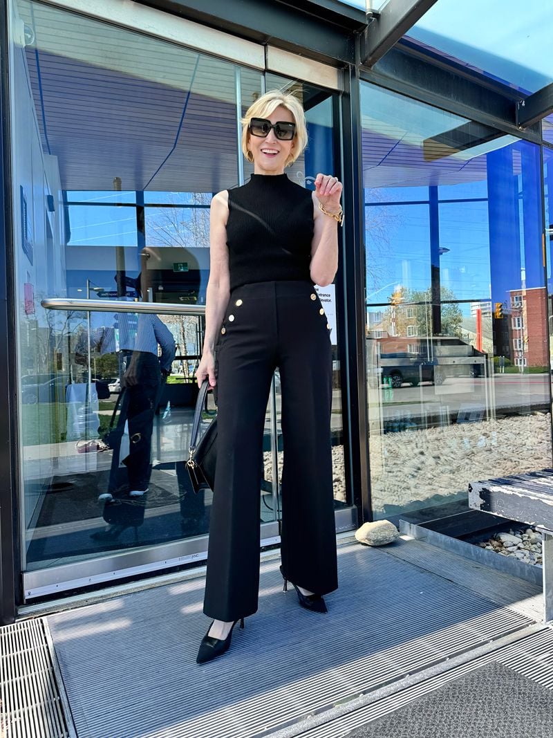 Jana - Elegant Wide Leg Trousers