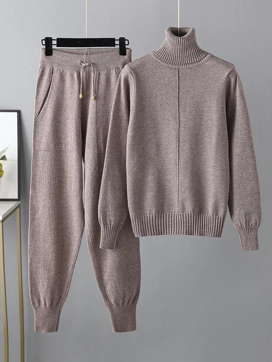Ola™ - High Neck Sweater and Trousers Set