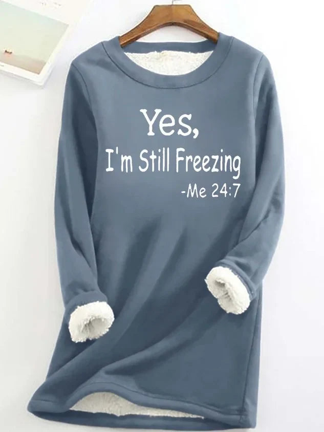 Jara™ - Fleece-Lined Crew Neck Sweatshirt