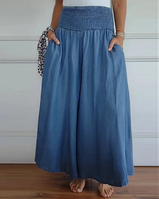 Faina™ - Long Skirt with Elastic Waistband