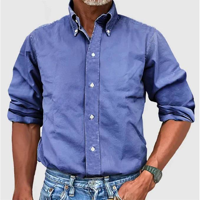Mikel™ - Basic Cotton Shirt for Men
