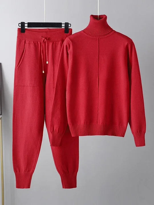 Ola™ - High Neck Sweater and Trousers Set