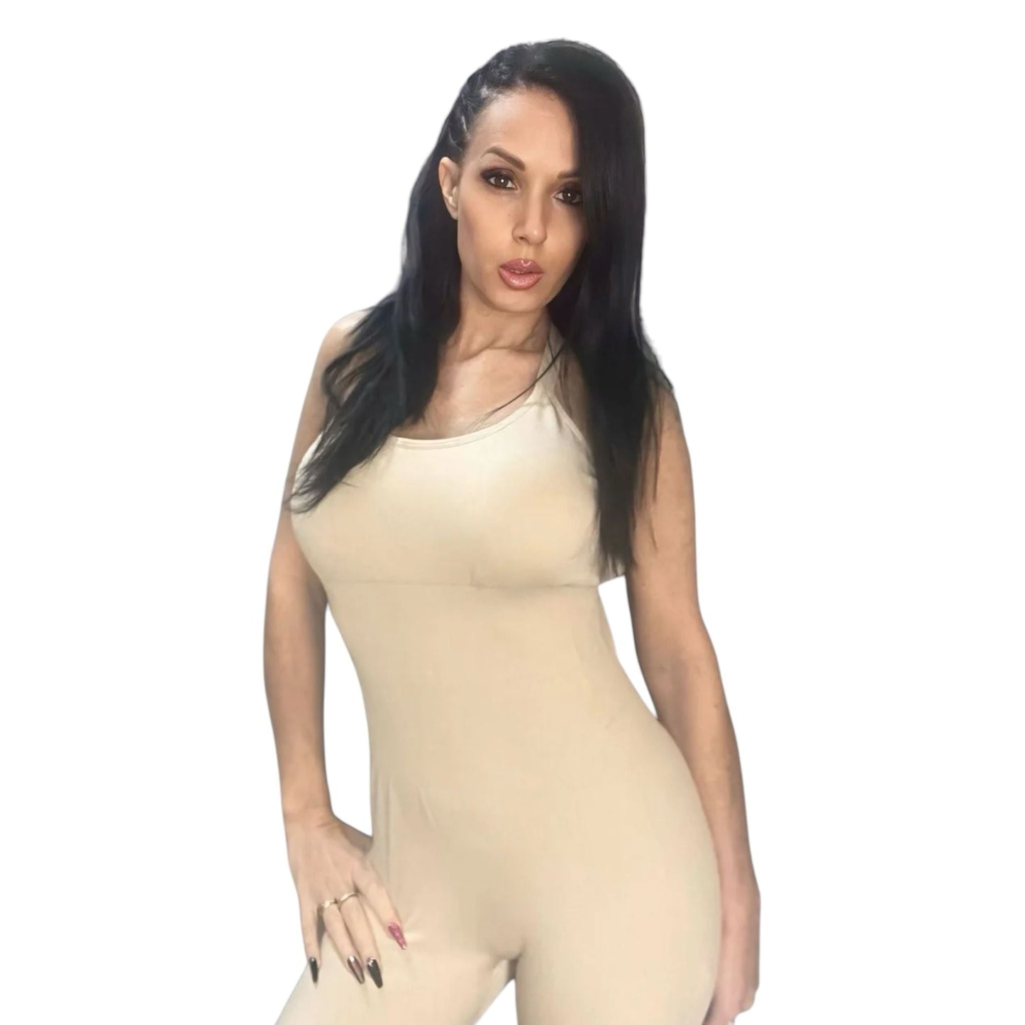 AllWomen™ - Sports Jumpsuit with Open Back
