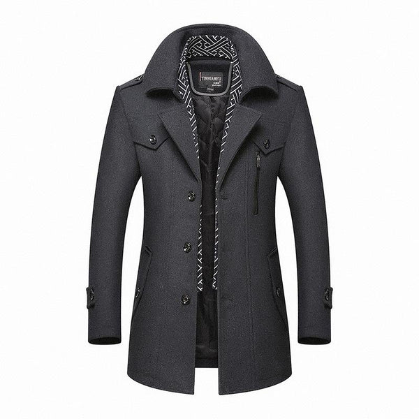 Pol™ - Men's double breasted coat