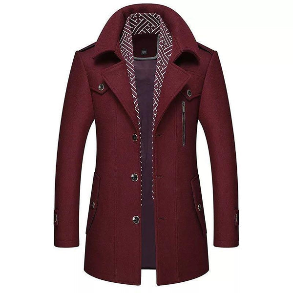 Pol™ - Men's double breasted coat