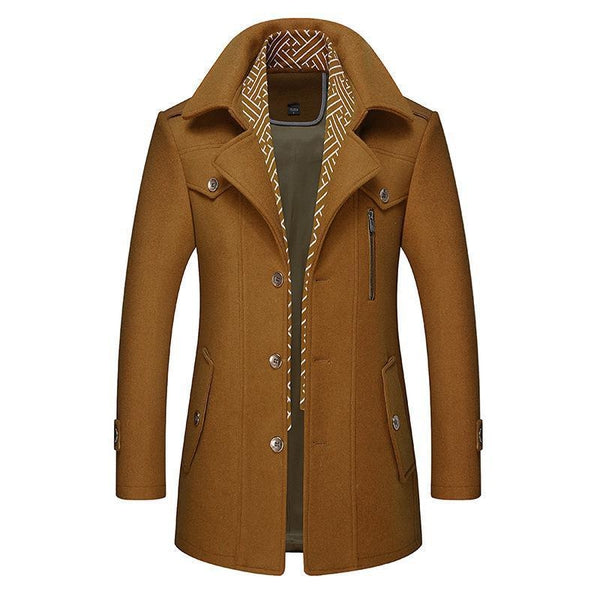 Pol™ - Men's double breasted coat