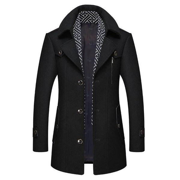 Pol™ - Men's double breasted coat