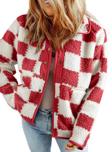 Chloe - Sherpa-Lined Checked Jacket