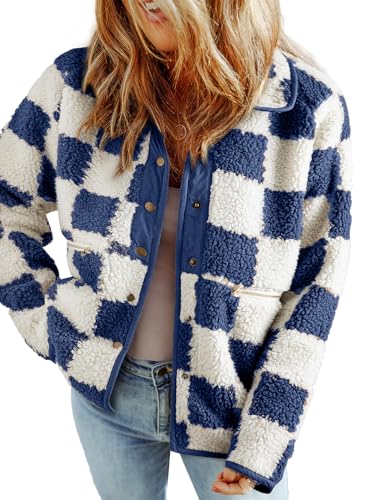 Chloe - Sherpa-Lined Checked Jacket