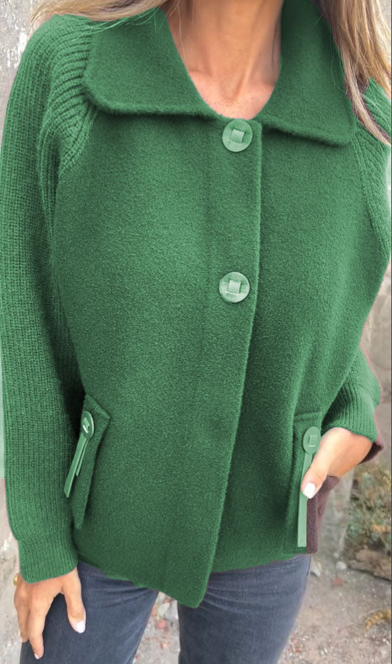 Samanta™ - Casual Cardigan Jacket with Lapels