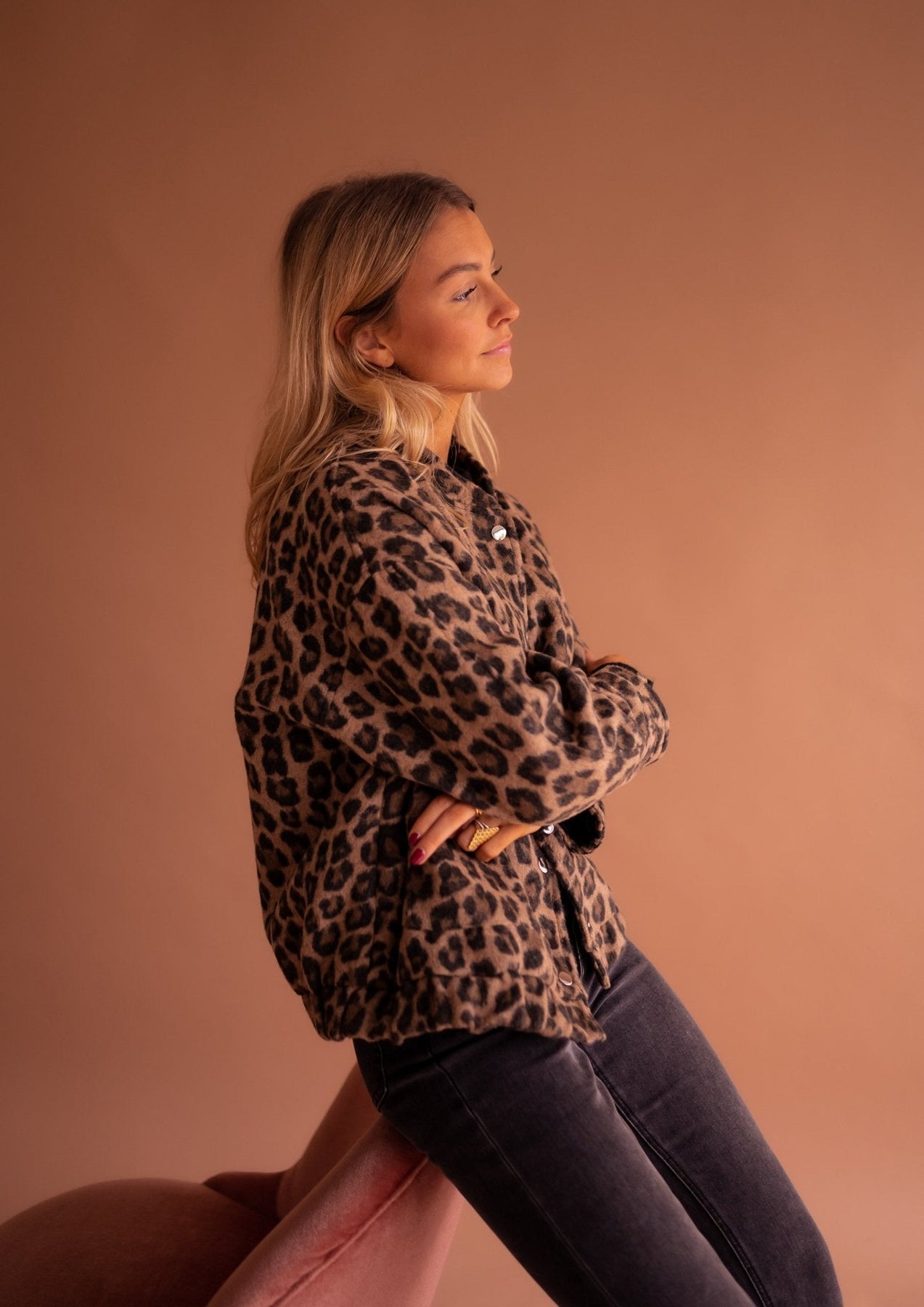 Emily - Trendy Leopard Jacket